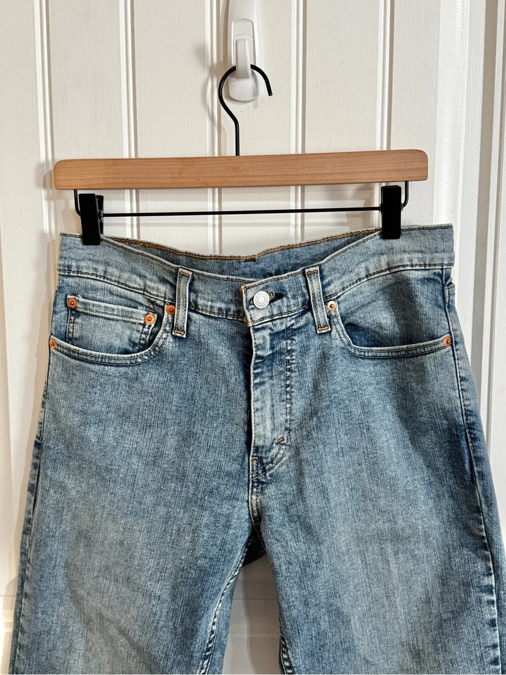 Levi’s 511 Men’s Slim Fit Jeans 32x32 Pickles Light Wash Stretch Denim